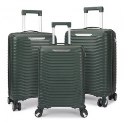 Custom luggage box, PP hard-shell suitcase with zipper, large capacity travel suitcase, 20-inch carry-on suitcase for travel