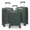 Custom luggage box, PP hard-shell suitcase with zipper, large capacity travel suitcase, 20-inch carry-on suitcase for travel