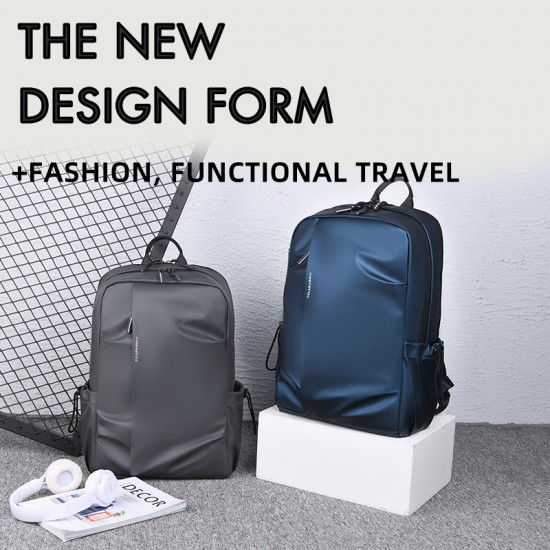 New College Student Backpack Lightweight Fashion Trend Large Capacity Travel Bag Retro Men's Backpack Canvas Dual-Shoulder Bag