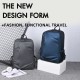 New College Student Backpack Lightweight Fashion Trend Large Capacity Travel Bag Retro Men's Backpack Canvas Dual-Shoulder Bag