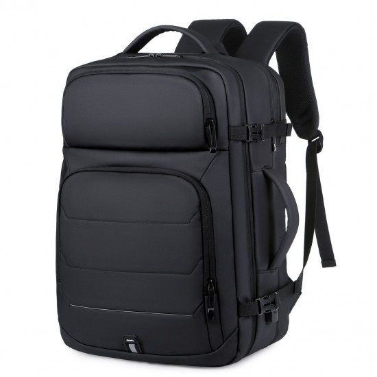 Korean-style fitness bag for men. New fashionable casual double-shoulder bag for men. High-end commuting computer bag. Large-capacity casual travel backpack for men.