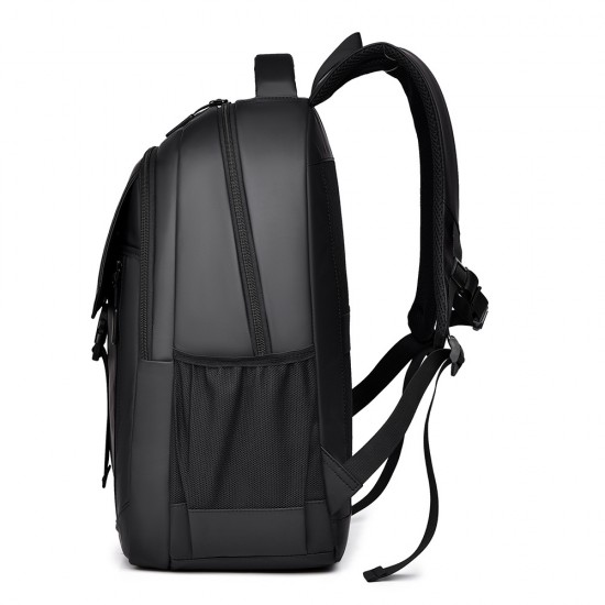Double-shoulder bag, fashionable trend men's backpack, leisure bag for short trips, travel and sport commuting bag, can be sent out.