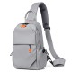 Cross-border men's double-shoulder bag, new style functional wind backpack, casual single-shoulder bag, mailbag, business commuting water-resistant backpack.
