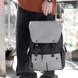 New Dual-Shoulder Bag Large Capacity Leisure Business Backpack High Appearance Quality Backpack Women College Student Backpack Leisure Dual-Shoulder Bag