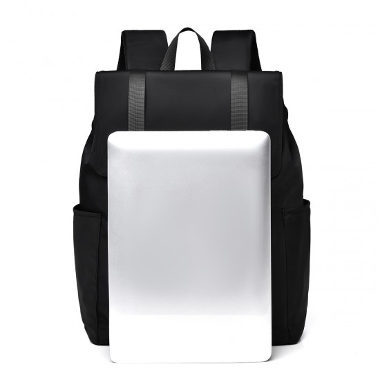 New Expanded Dual-Shoulder Bag Large Capacity Travel Backpack Leisure Business Laptop Backpack Dual-Shoulder Bag Simple Women College Student
