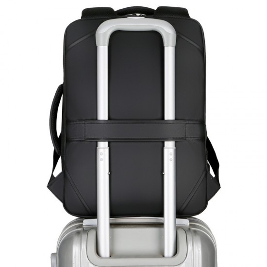 Cross-border Double Shoulder Bag Men's Outdoor Travel Leisure Backpack Business Laptop Bag College Student Luggage