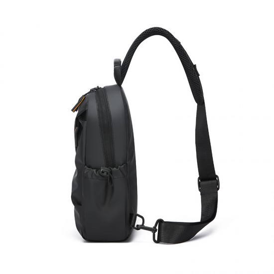 Cross-border wholesale men's outdoor casual double-shoulder bag with flip design, casual commuting backpack, business computer double-shoulder bag