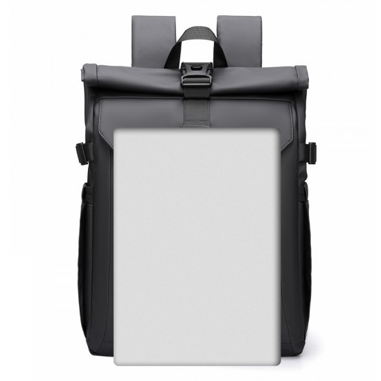 New backpack - double shoulder bag for men, large capacity outdoor travel double shoulder bag, lightweight casual commuting double shoulder bag for men