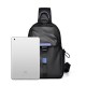Retro men's canvas double-shoulder bag, travel and leisure double-shoulder bag, casual double-shoulder bag for college students, new style college student backpack with large capacity