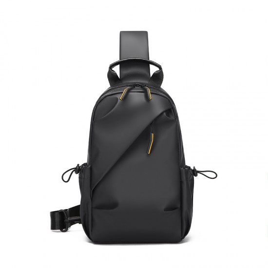 Cross-border wholesale men's outdoor casual double-shoulder bag with flip design, casual commuting backpack, business computer double-shoulder bag