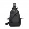 Cross-border wholesale men's outdoor casual double-shoulder bag with flip design, casual commuting backpack, business computer double-shoulder bag