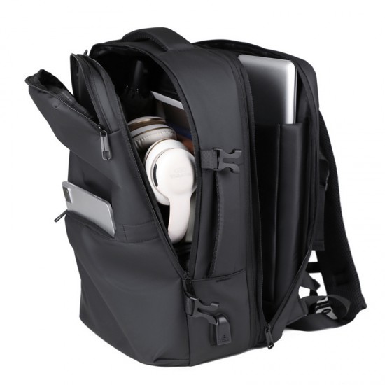 Cross-border Best-selling Dual-Shoulder Bag Business Backpack Large Capacity Fashion Leisure Backpack Dual-Shoulder Bag Men's Bag Laptop Backpack