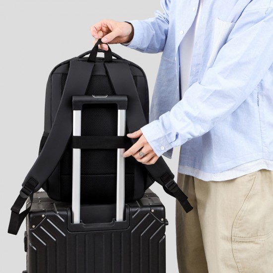 Cross-border large-capacity double-shoulder bag, men's and women's universal backpack for travel and casual use, double-shoulder student bag