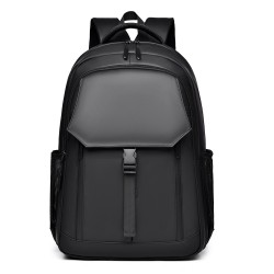 Double-shoulder bag, fashionable trend men's backpack, leisure bag for short trips, travel and sport commuting bag, can be sent out.