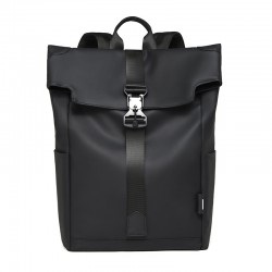 New Style Backpack Men's Rolled Edge Dual-Shoulder Backpack Large Capacity Leisure Bag High Nylon Foldable Rollable Backpack