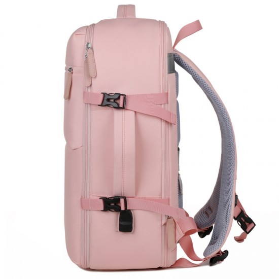 Business double-shoulder bag with large capacity for reducing weight, fashionable travel double-shoulder bag, double-shoulder backpack for men with casual style