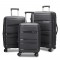 Cross-border Customized Trolley Case PP Hard Shell Travel Bag 20, 24, 28 Sets of Bags PP Travel Trolley Case Anti-theft Password Lock