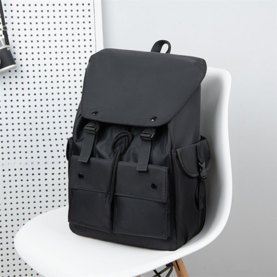 New Dual-Shoulder Bag Large Capacity Leisure Business Backpack High Appearance Quality Backpack Women College Student Backpack Leisure Dual-Shoulder Bag