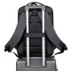 Men's double-shoulder backpack with large capacity for business use, casual travel bag for women and men