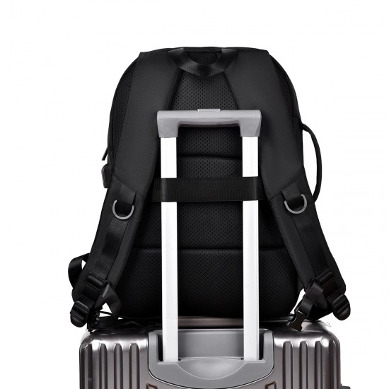Cross-border double-shoulder bags for men, large capacity school bags, men's backpacks, fashionable double-shoulder bags, business computer bags for double-shoulder.