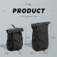 Cool Waterproof Leather Membrane Cross-Body Bag Weight Reduction Large Capacity Travel Backpack Business Men's Shoulder Bag Cycling Backpack