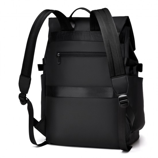 Cross-border double shoulder bags for men - casual business double shoulder bags with large capacity for outdoor travel, computer backpacks for business and office use for commuting and travel.