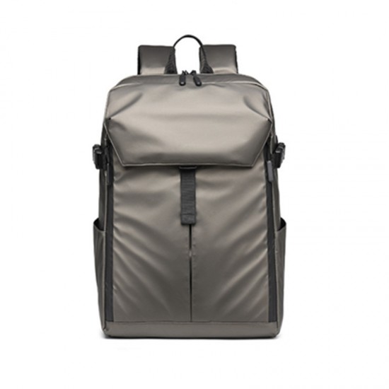 Men's double-shoulder backpack with large capacity for business use, casual travel bag for women and men