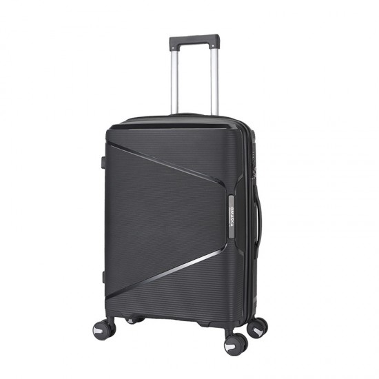 In stock PP hard-shell suitcase with silent swivel wheels for travel, 20-inch carry-on luggage, super lightweight luggage, 24-inch shock-resistant