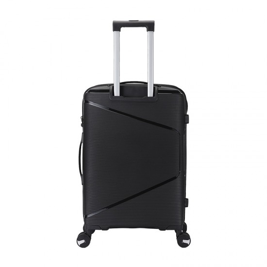 In stock PP hard-shell suitcase with silent swivel wheels for travel, 20-inch carry-on luggage, super lightweight luggage, 24-inch shock-resistant