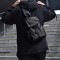 Retro men's canvas double-shoulder bag, travel and leisure double-shoulder bag, casual double-shoulder bag for college students, new style college student backpack with large capacity