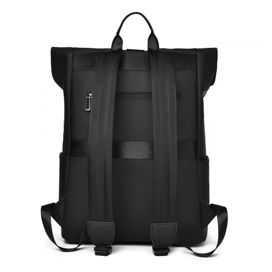 Newly designed casual business computer bag, large-capacity backpack for men, double-shoulder bag for business and commuting, travel and casual double-shoulder bag