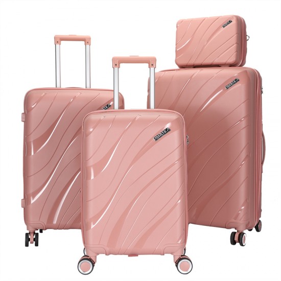 Wholesale PP suitcase, cross-border trade travel suitcase, PP suitcase, 20, 24, 28 three-piece suitcase