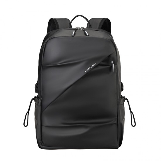 Cross-border double shoulder bag - large capacity casual travel bag, backpack for men, high-end business computer bag for commuting