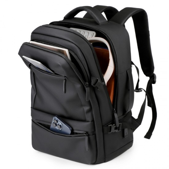 Custom-made PC hard-shell zipper and handle suitcase, 20, 24, 28-inch three-piece travel luggage with zipper, travel luggage with silent swivel wheels.