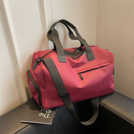 Korean Style Ins Trendy Large Capacity Fitness Bag Men Japanese Sport Style Handheld Travel Bag Girls' Cross-Body Bag