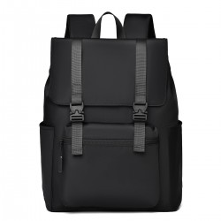 New Expanded Dual-Shoulder Bag Large Capacity Travel Backpack Leisure Business Laptop Backpack Dual-Shoulder Bag Simple Women College Student