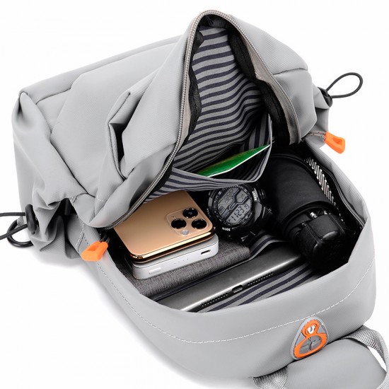 Cross-border new business computer backpack. Multi-functional expansion double-shoulder bag for men. Business commuting bag for computer.