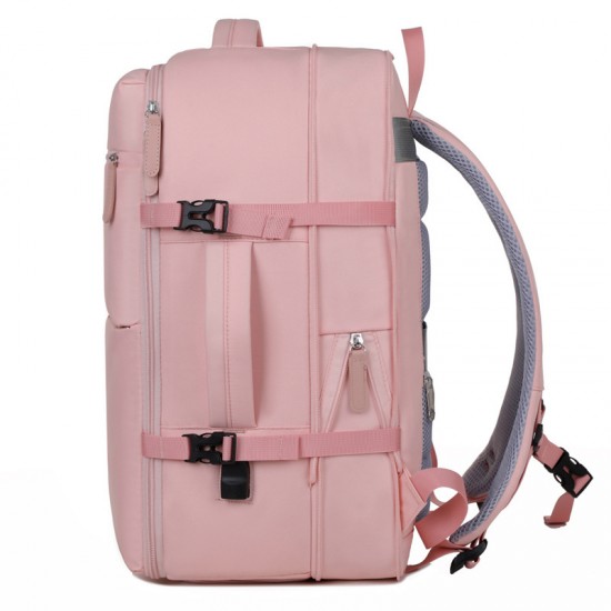 Business double-shoulder bag with large capacity for reducing weight, fashionable travel double-shoulder bag, double-shoulder backpack for men with casual style