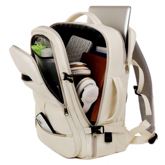 Business double-shoulder bag with large capacity for reducing weight, fashionable travel double-shoulder bag, double-shoulder backpack for men with casual style