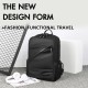 Cross-border double shoulder bag - large capacity casual travel bag, backpack for men, high-end business computer bag for commuting