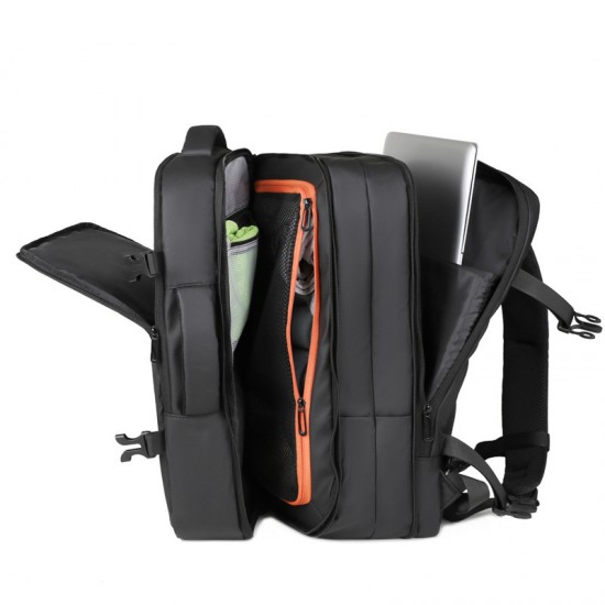 Cross-border double-shoulder bag, new style functional wind backpack, casual single-shoulder bag, mailbag, business commuting water-resistant backpack.