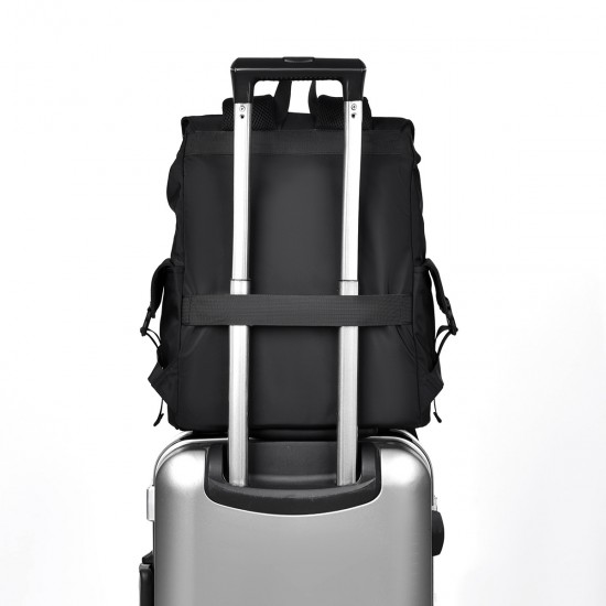 Cross-border High-Class Business Backpack Large Capacity 15.6-Inch Laptop Dual-Shoulder Bag Multi-functional Business Commuting Bag