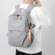 Cross-border large-capacity expandable double-shoulder bag, for both men and women, business commuting computer bag, b