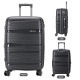 Cross-border Customized Trolley Case PP Hard Shell Travel Bag 20, 24, 28 Sets of Bags PP Travel Trolley Case Anti-theft Password Lock