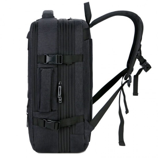 Cross-border double shoulder bag - backpack for men, multi-functional expandable double shoulder bag, business computer bag for commuting, for business