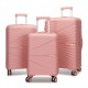 Fashionable Travel Trolley Case 20-Inch Check-in Box Silent Wheeled Luggage PP Trolley Case Hard Shell