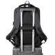 Newly designed men's casual double shoulder backpacks - outdoor and travel double shoulder backpacks with high appearance level, flip-top casual double shoulder backpack for men, business and office use.