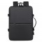 2024 New Nylon Fabric Backpack College Student Backpack Men Dual-Shoulder Backpack Large Capacity Outdoor Business Travel Bag Leisure