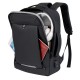 Men's double-shoulder backpack with large capacity for business use, casual travel bag for women and men