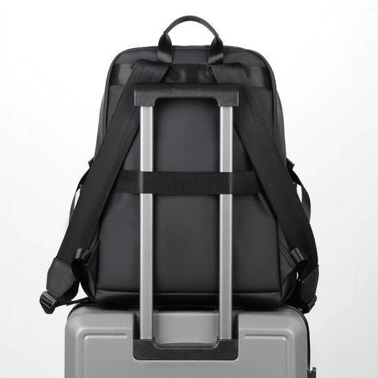 2024 New Style Men's Leisure Dual-Shoulder Backpack High School and Middle School Student Backpack Men's Business Commuting Laptop Backpack